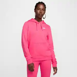 Nike Buzo Hoodie Lifestyle de Mujer Rosado Talla L