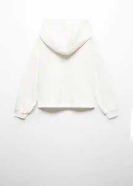 Buzo Sudadera Great Off White Talla 14 Niña Mango