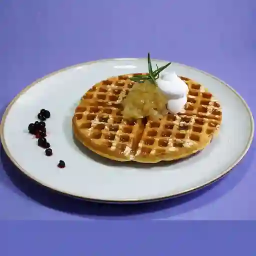 Waffle de Maíz y Avena (gluten Free)