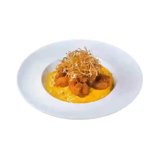 Risotto de Durazno con Langostino