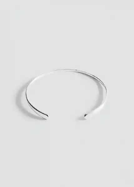Collar Tamara Plata Talla 99 Mujer Mango