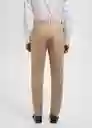 Pantalón Amalfi Beige Talla 46 Hombre Mango