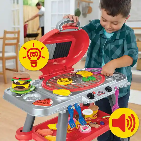 Play-Doh Plastilina la Parrillada Chisporroteante