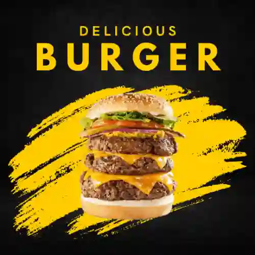 Hamburguesa Triple