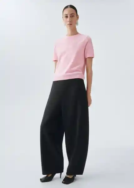 Saco Jersey Taurus Rosa Talla M Mujer Mango