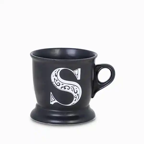 Ambiente Gourmet Mug Con Letra S Negro