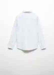 Camisa Oxfordr Verde Talla 10 Niños Mango