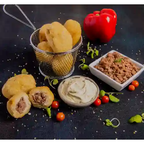 Croquetas Yuca con Carne