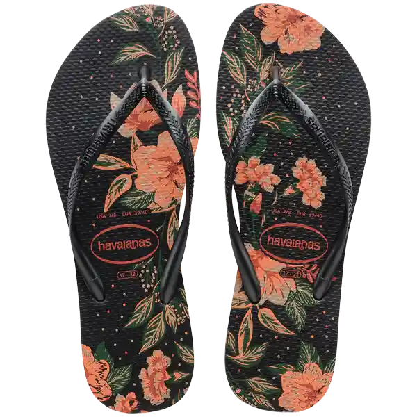 Sandalias Organic Negro/Oscuro Ceniza T. 38 4132823 Havaianas