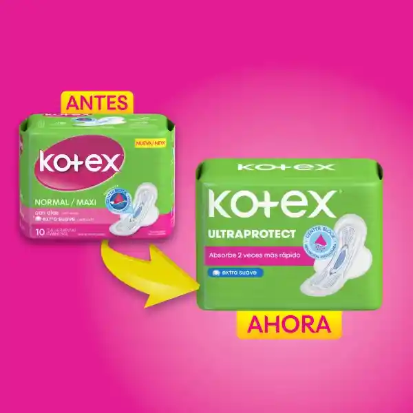 Toallas Femeninas Kotex Normal 24 Und