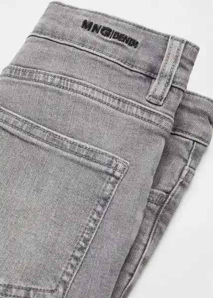 Jean Slim Tejano Niños Gris Talla 6 Mango