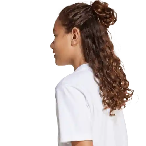 Adidas Camiseta Manga Corta Tee 160 de Niño Blanco Talla S