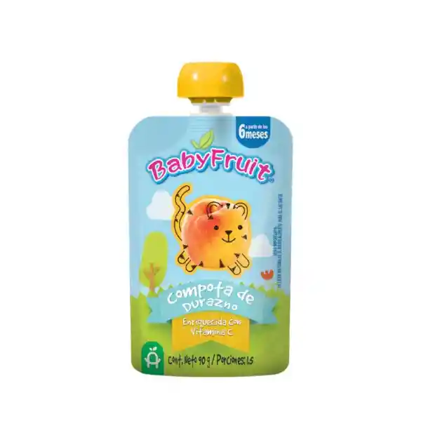 Baby Fruit Compota de Durazno pouch