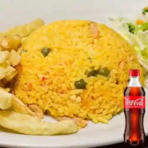 Combo Arroz con Pollo + Coca Cola Original 400 ml