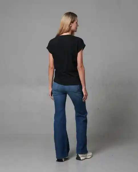 Camiseta Mujer Negro L 202G100_NEG194007 Rifle