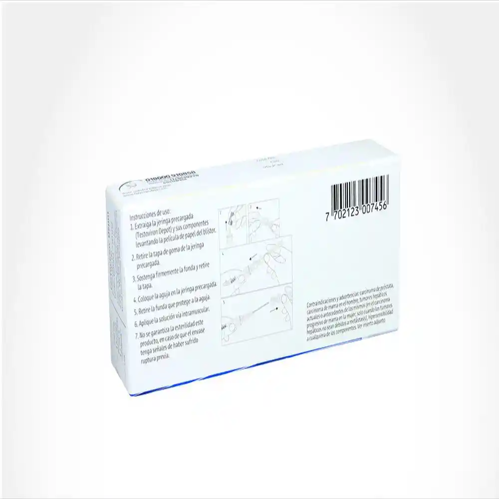Testoviron Depot Solución Inyectable (250 mg)