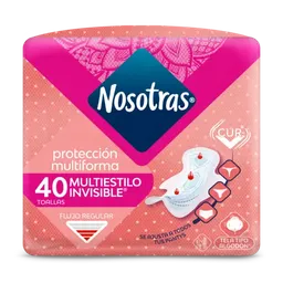 Nosotras Toalla Higiénica Invisible Multiestilo