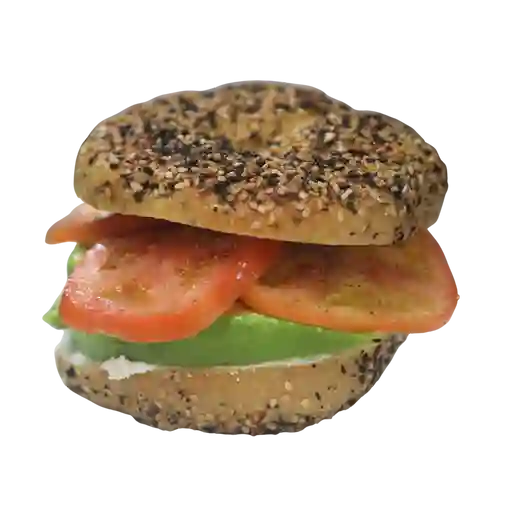 Aguacate, tomate y queso crema