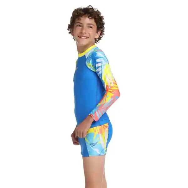 Camiseta Sunsshine Jr Punch Palm Masculino Talla 12 Speedo