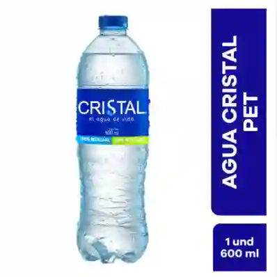 Agua cristal x 600 ml