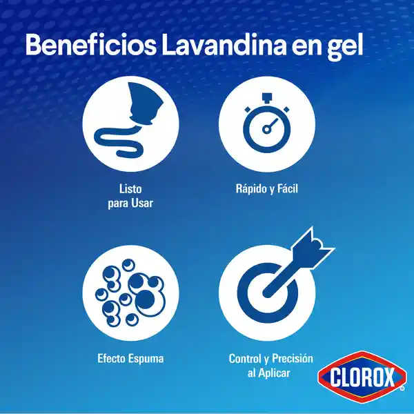 Clorox Blanqueador en Gel Lavanda 500 mL