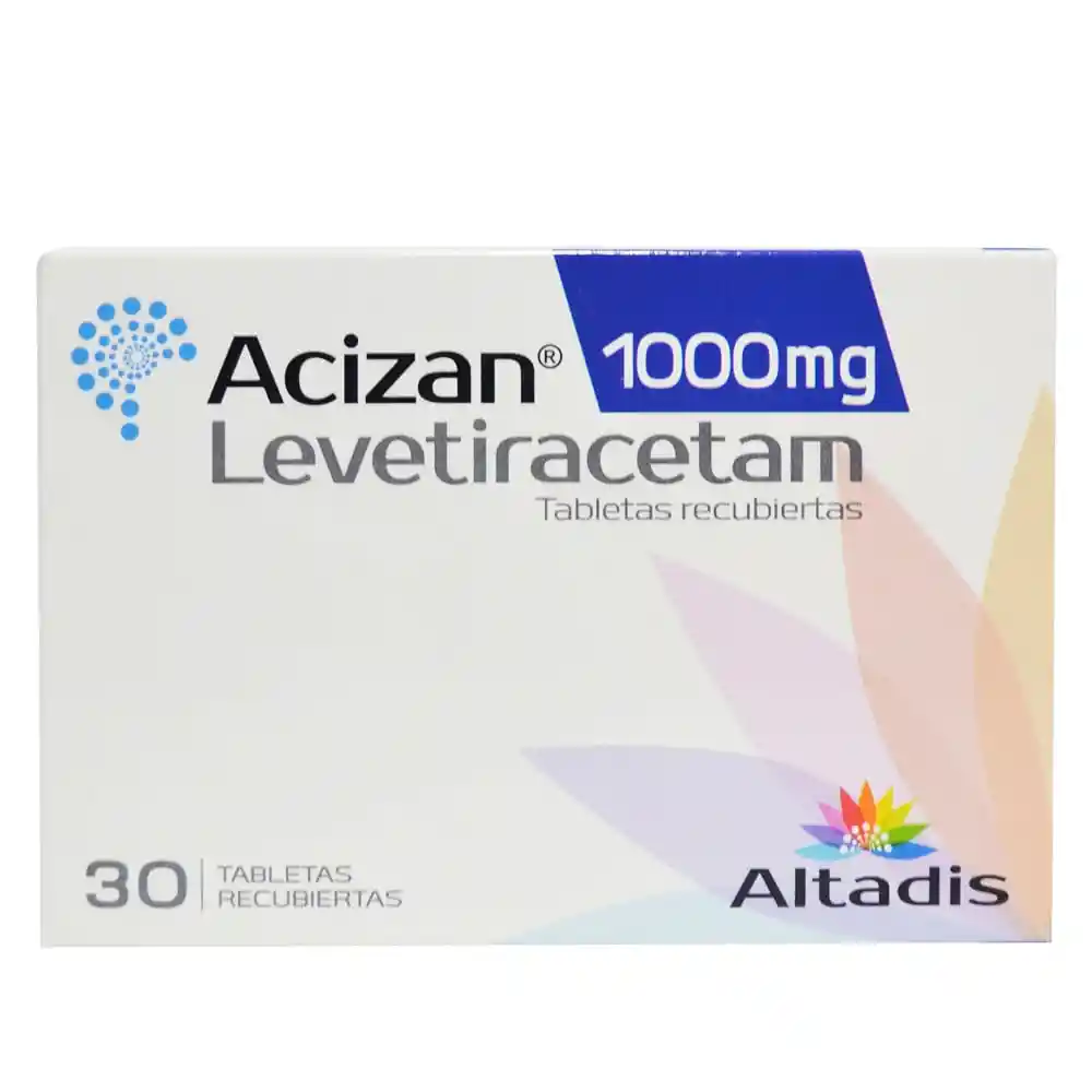 Acizan Levetiacetam Tableta Recubierta (1000 mg)