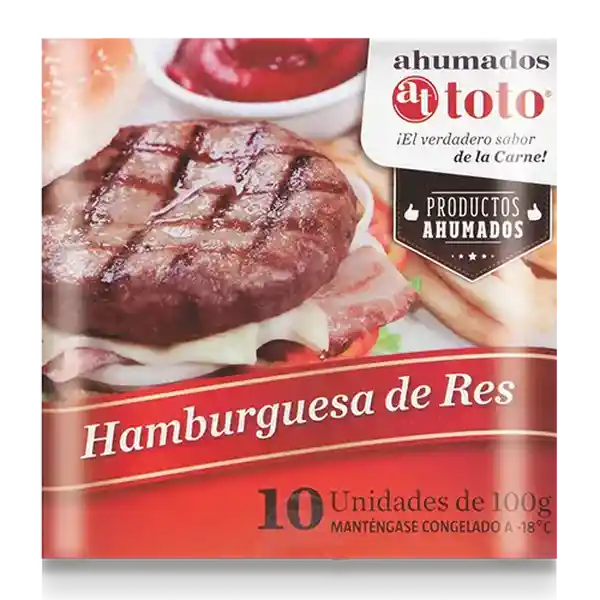 Ahumados Toto Hamburguesa Res Caja