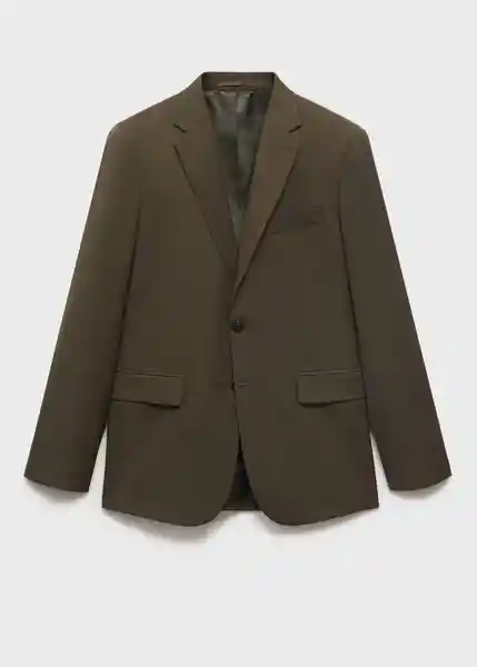 Blazer Americana Milan Khaki Talla 50 Hombre Mango