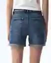 Short Mujer Azul Talla 10 351G001_AZU174021 Americanino