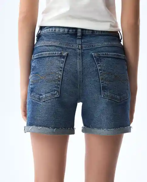 Short Mujer Azul Talla 10 351G001_AZU174021 Americanino