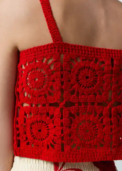 Esqueleto Tejido Mujer Rojo Adrenalina Medio T L 482G038 Naf Naf