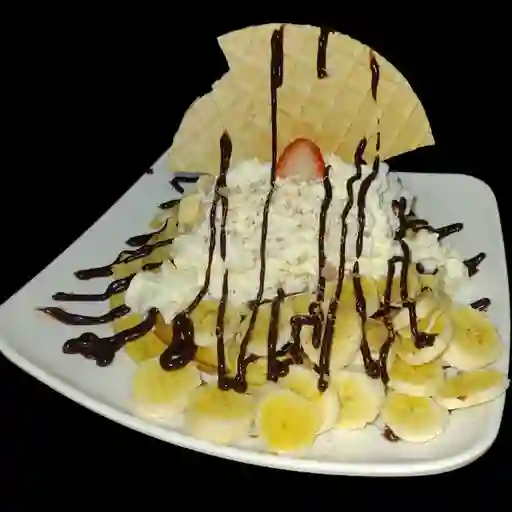 Waffle de chocolate