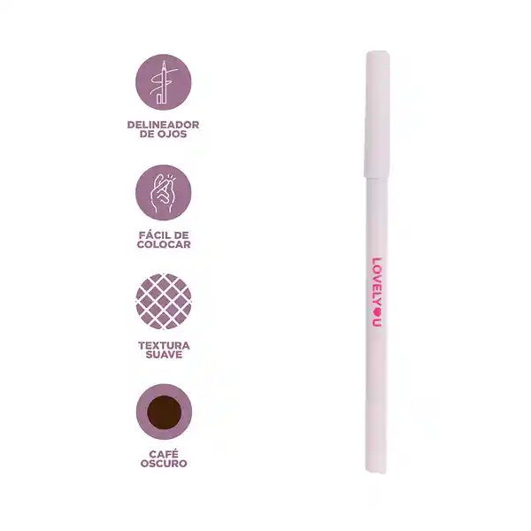 Delineador de Ojos en Gel Lovely u Cafe Obscuro Miniso