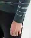 Suéter Stripes Masculino Verde Nafta Ultra Oscuro L Chevignon