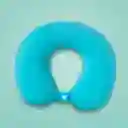 Almohada Viaje Cuello Espuma Viscoelástica Verde Miniso