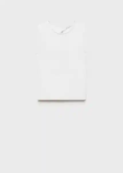 Top Turn Off White Talla 19 Teen Niñas Mango