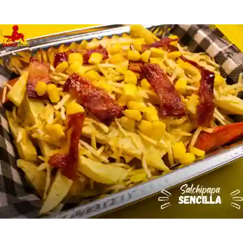 Salchipapa Sencilla