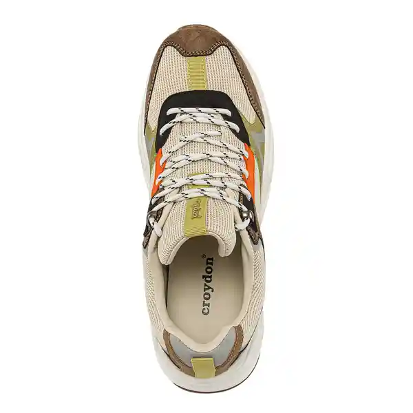 Croydon Tenis Reziko Hombre Beige Talla 39