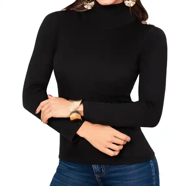 Croydon Blusa Clio Mujer Color Negro Talla XL