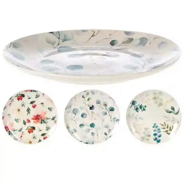 Siaki Plato Diseños Floral 27 cm