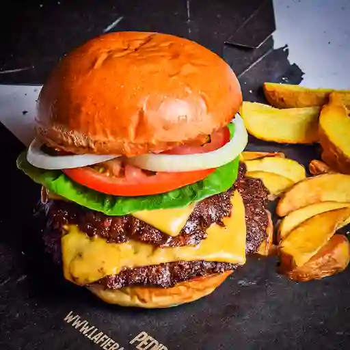 Double cheeseburger