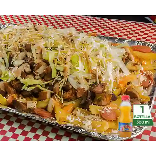 Combo Salchipapa Mini Mixta + Hit Mango 300 ml