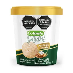 Helado Arequipe Con Coco Colanta