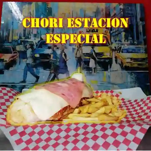 Perro chori estacion especial