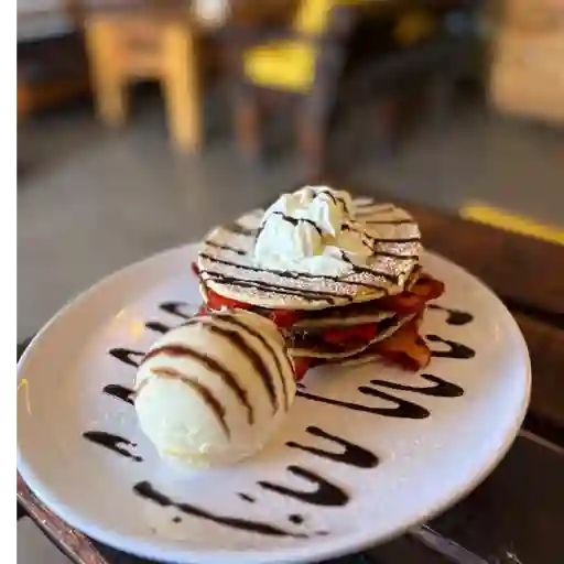 Pancakes de fresa