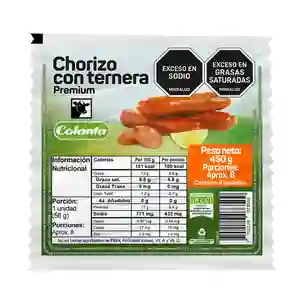 Colanta Chorizo con Ternera Premium