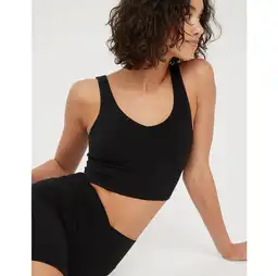 Top Deportivo Aerie Negro Talla X-LARGE American Eagle