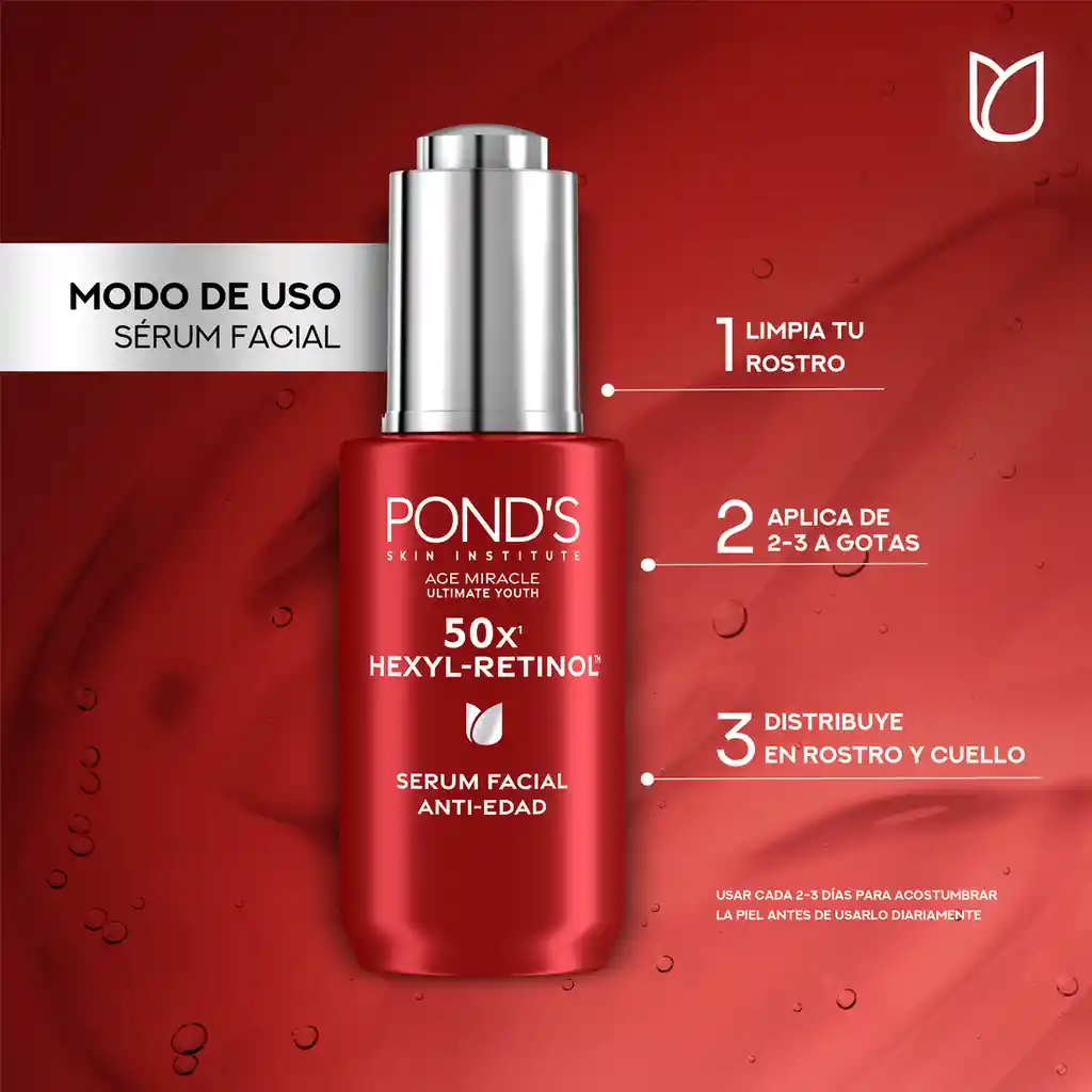 Ponds Sérum Antiedad Age Miracle Con Hexyl-Retinol