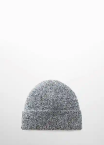 Gorro Mohi Gris Medio Vigoré Talla 99 Mujer Mango