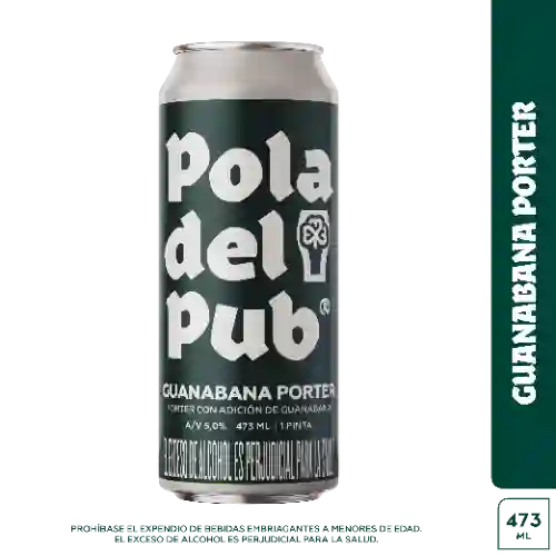 Pola Del Pub Guanábana Porter 473 ml